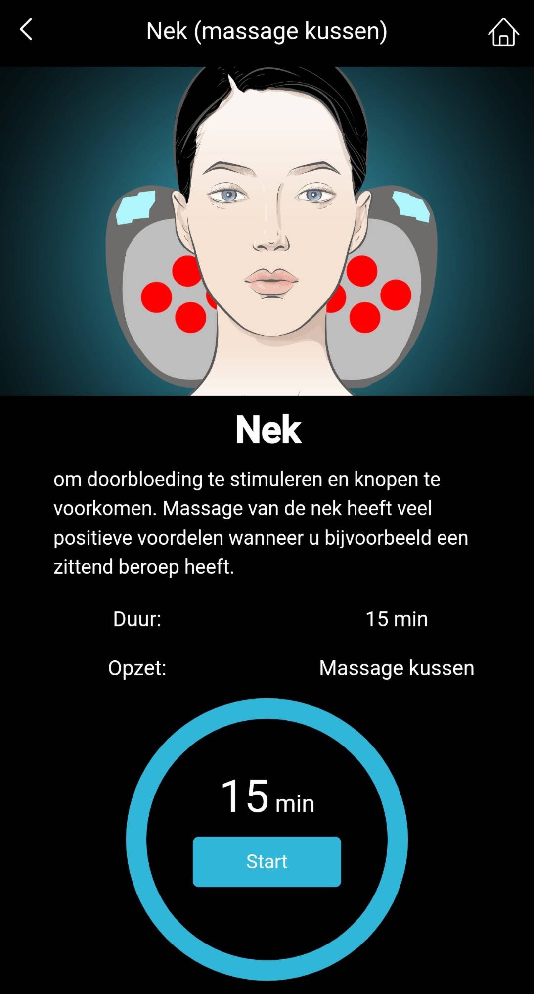 Sanbo Massagekussen nek